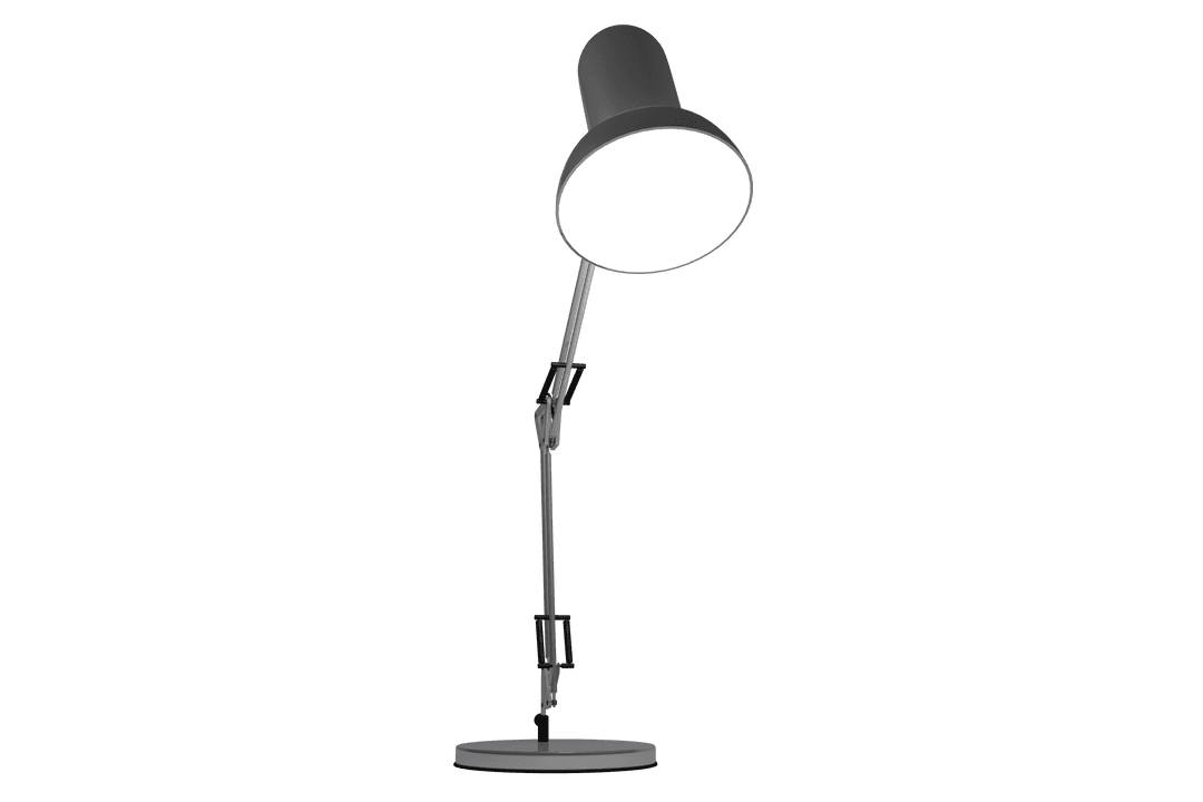 Modern Adjustable Desk Lamp White Transparent Background