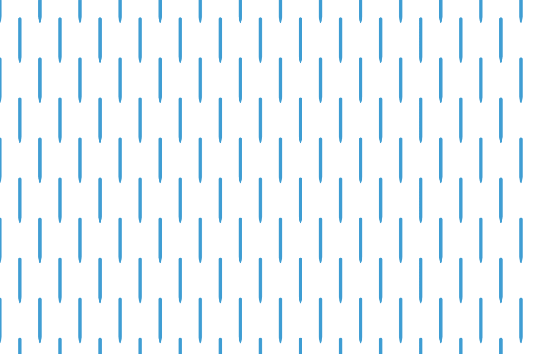 Digital Pattern of Blue Pencils on Transparent Background