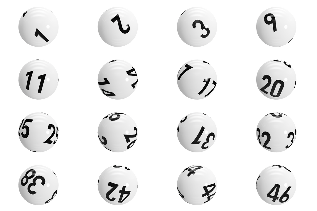 3D Rendered White Bingo Balls with Numbers on Transparent Background - Download Free Stock Images Pikwizard.com