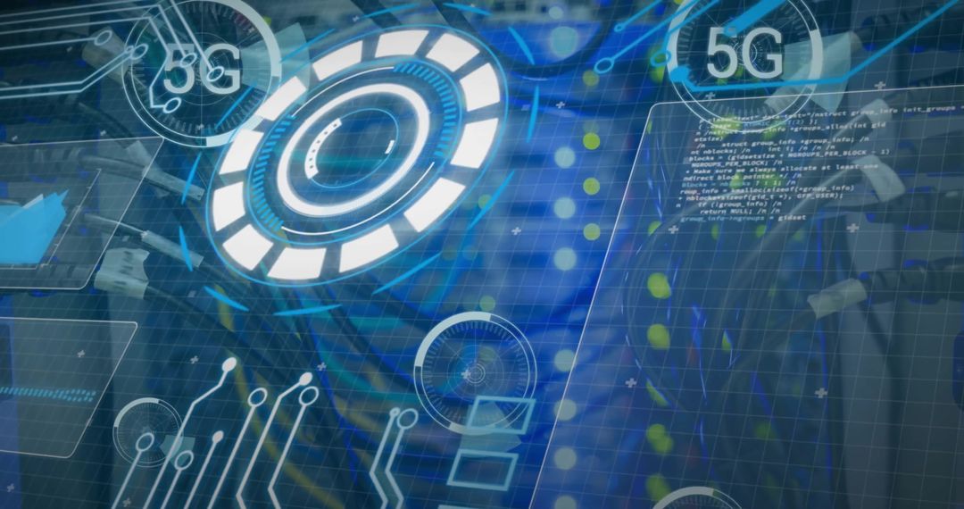 High-Tech 5G Network with Digital Data Interface