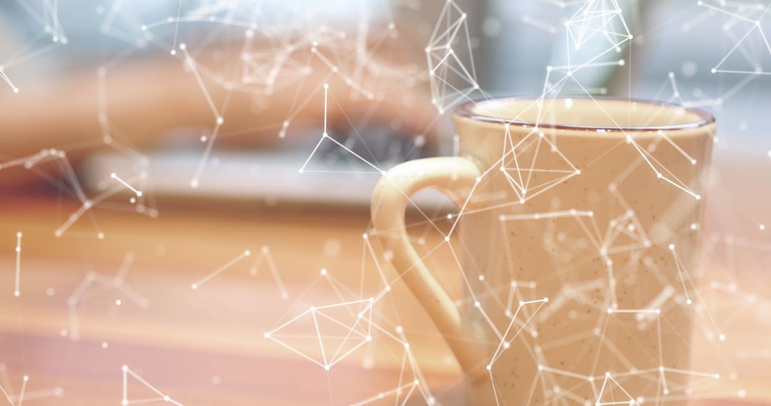 Digital Workspace with Network Connectivity at Cozy Desk