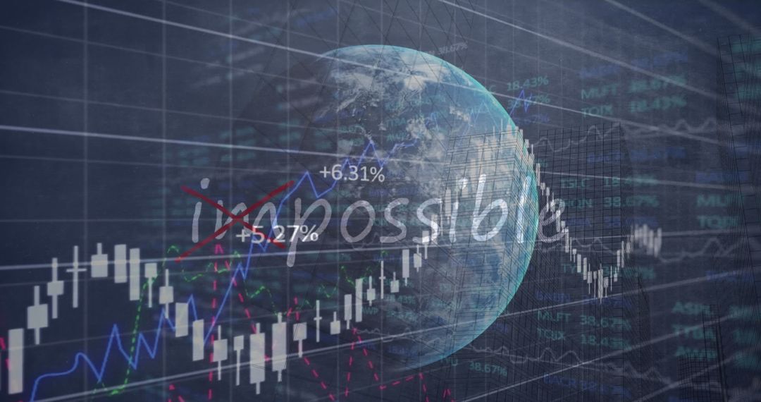 Global Financial Data Visualization with Inspirational Theme