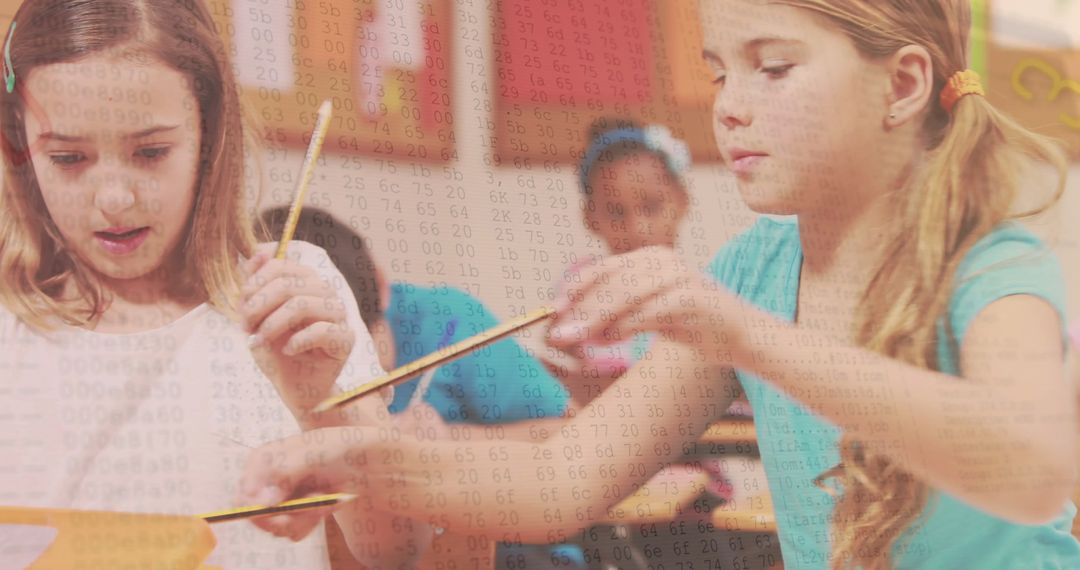 Young Students Engaging in Collaborative Classroom Learning