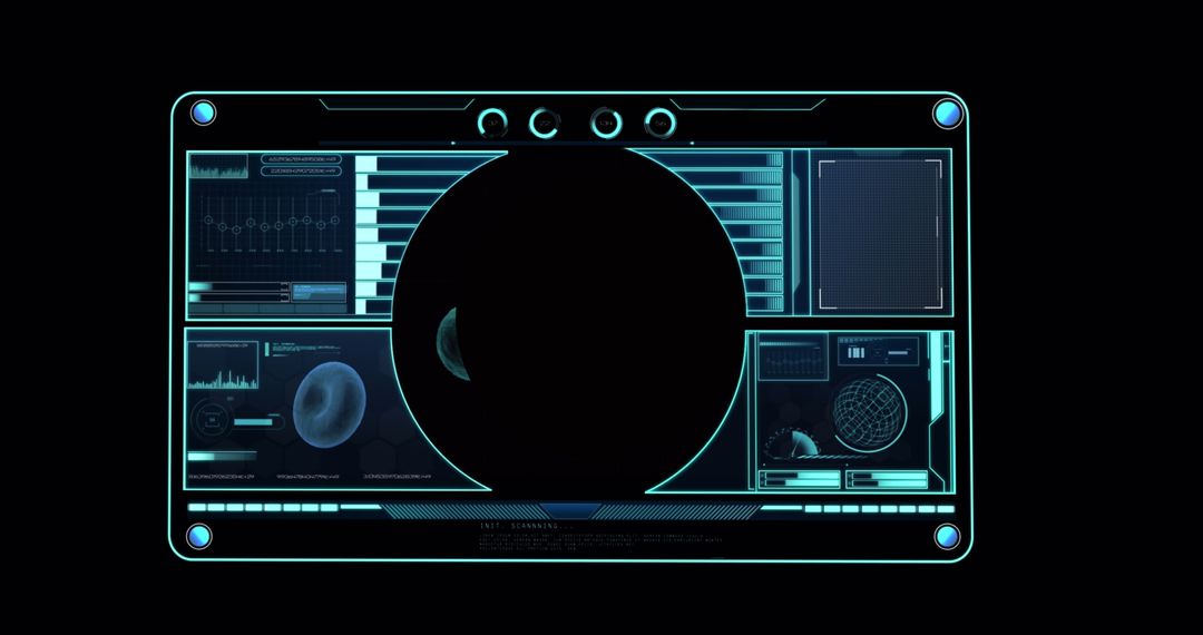 Futuristic Digital Interface for Data and Analytics