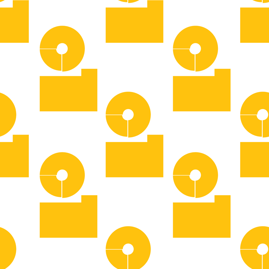 Yellow Camera Pattern Transparent Digital Illustration