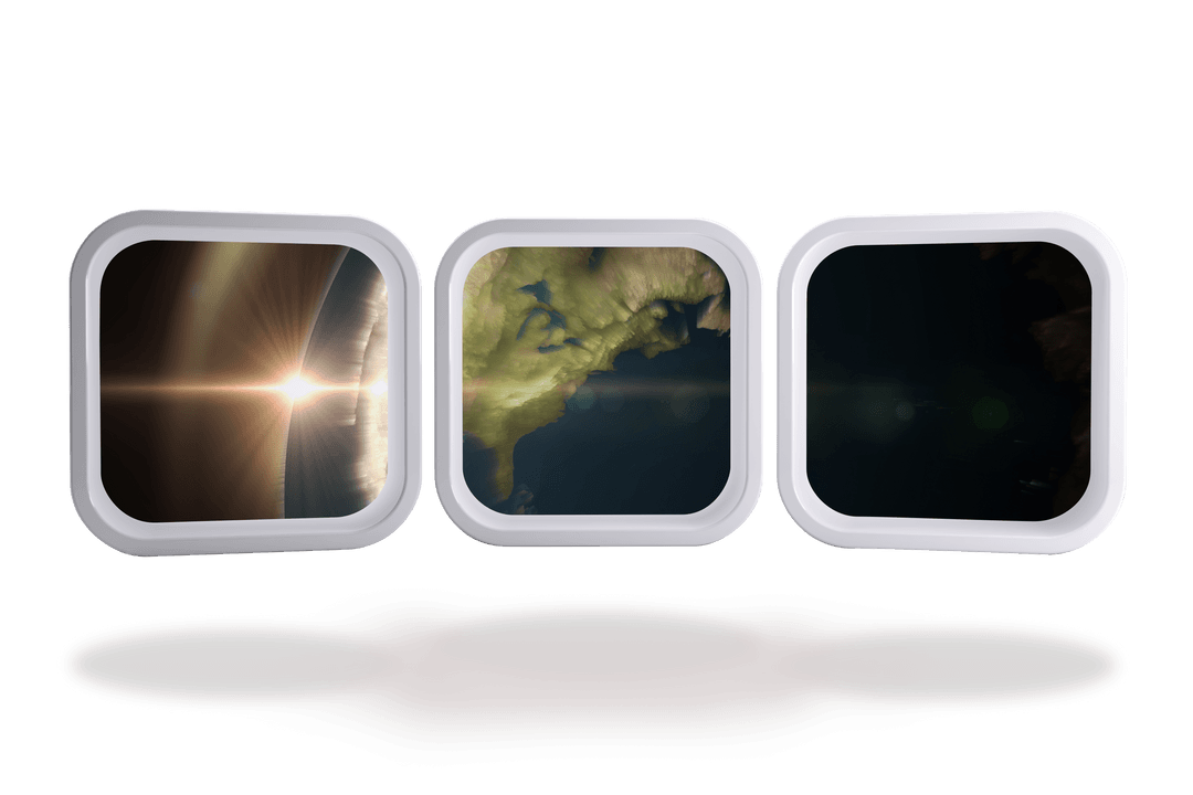 Transparent Screens Display Stunning Earth Views from Space