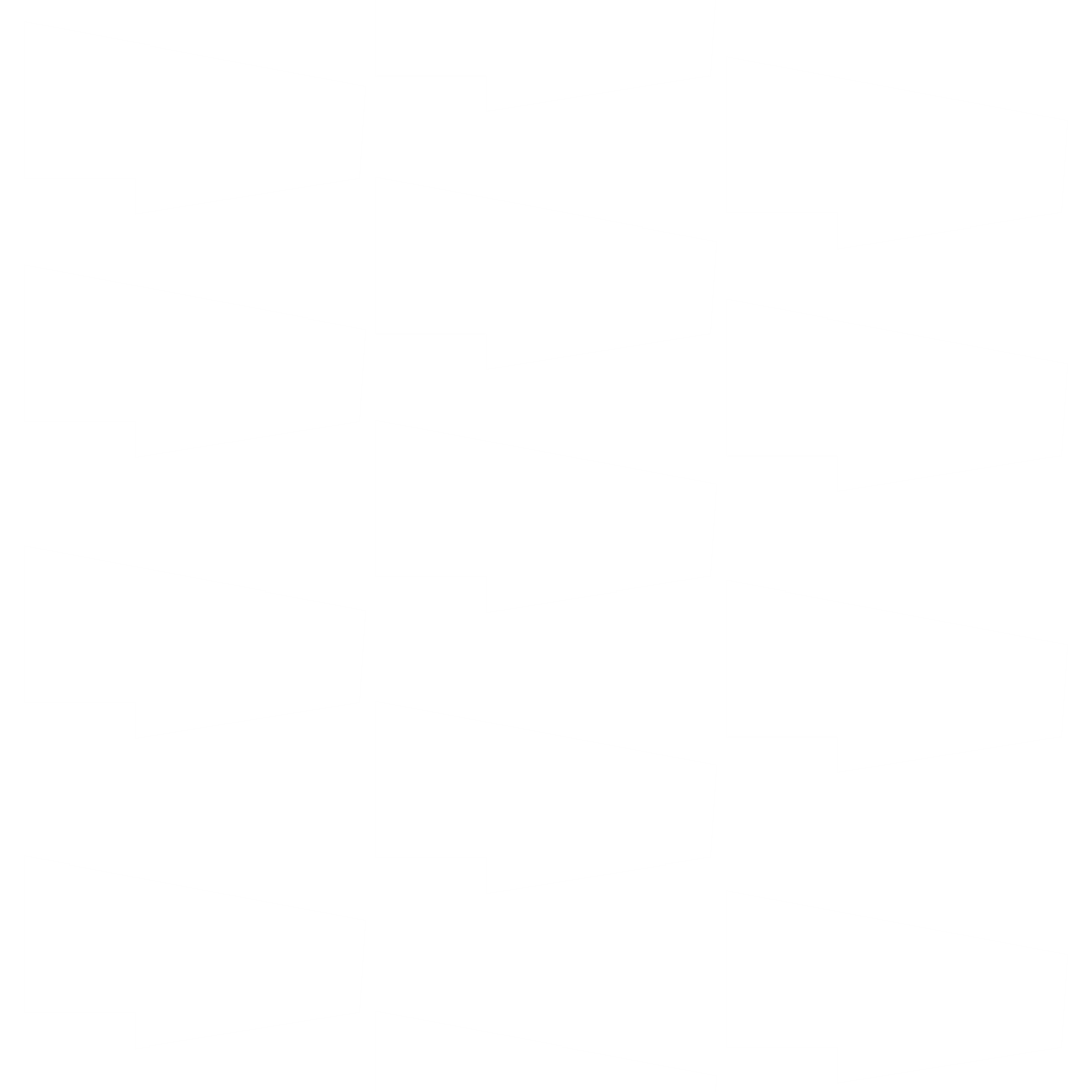 Abstract white geometric pattern on transparent background design