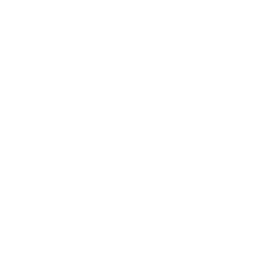 Geometric Repeat White Illusion on Transparent Setting