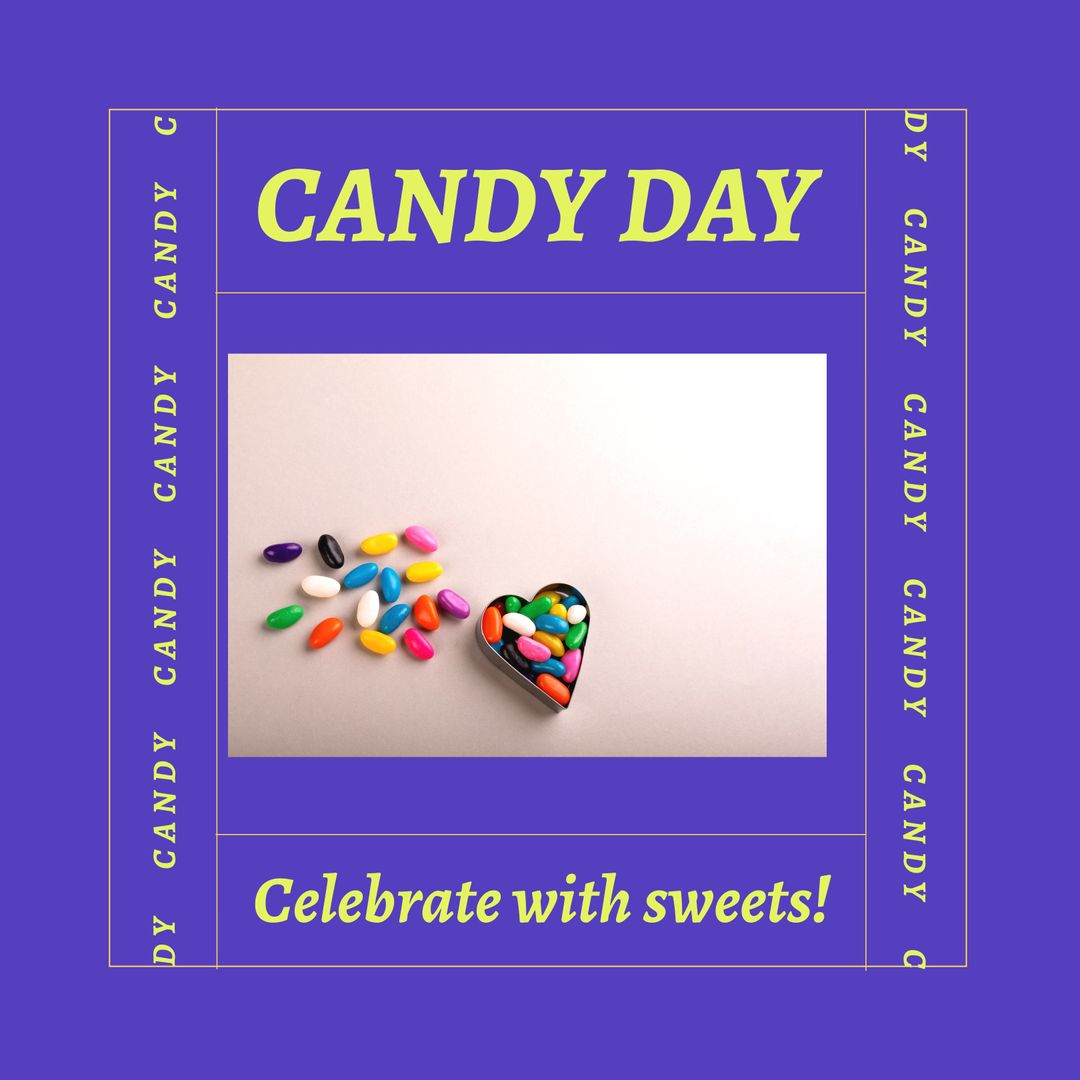 National Candy Day Celebration Poster Design