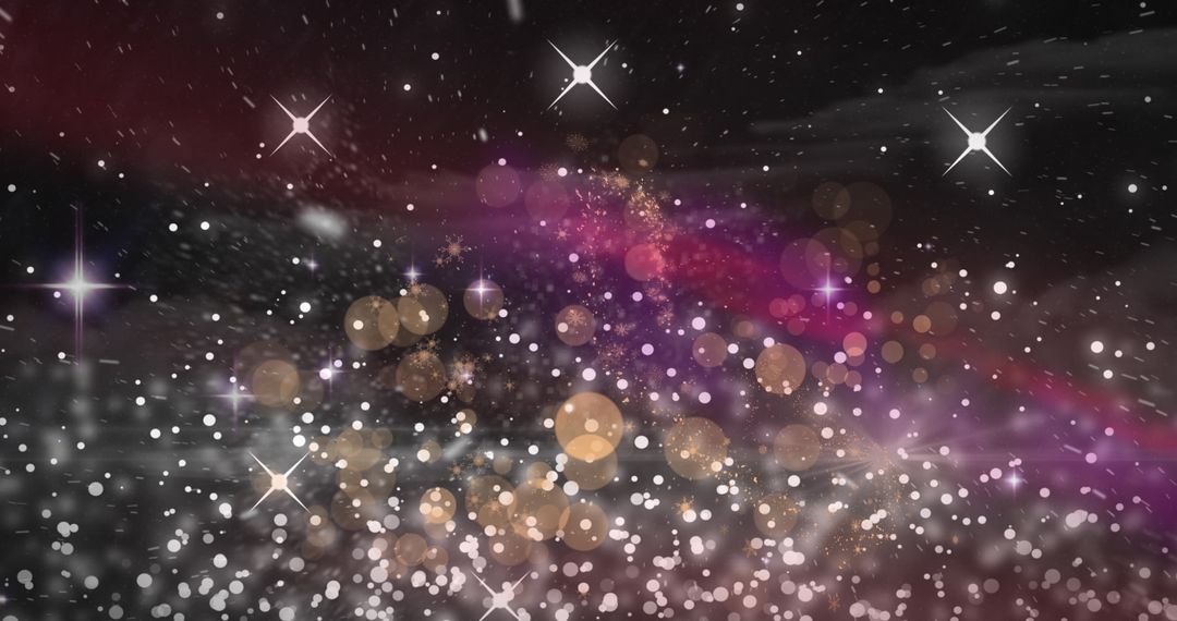 Magical Stars and Bokeh Lights with Cosmic Glow