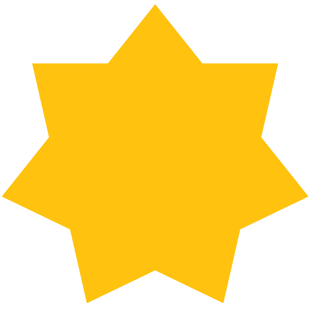 Yellow Starburst Graphic on Transparent Background for Versatile Use