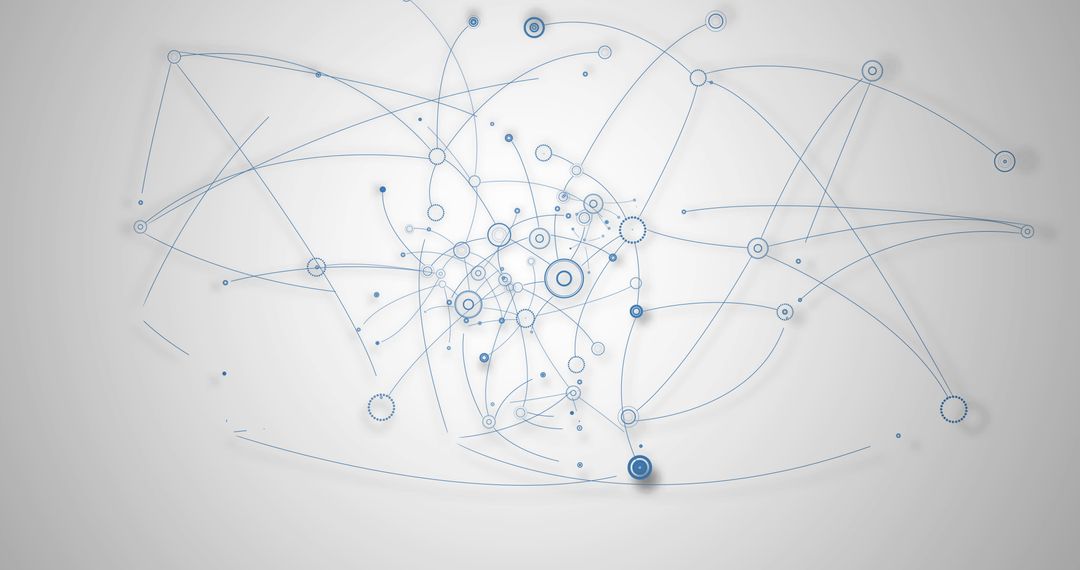 Complex Digital Network of Global Connections with Node Structures