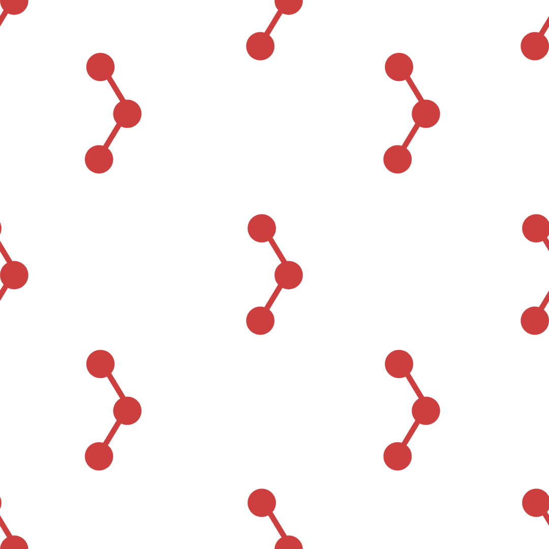 Red Geometric Pattern on Transparent Background Vector Design