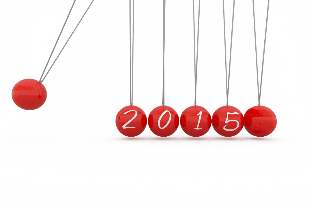 2015 Text Illustration Transparent Background
