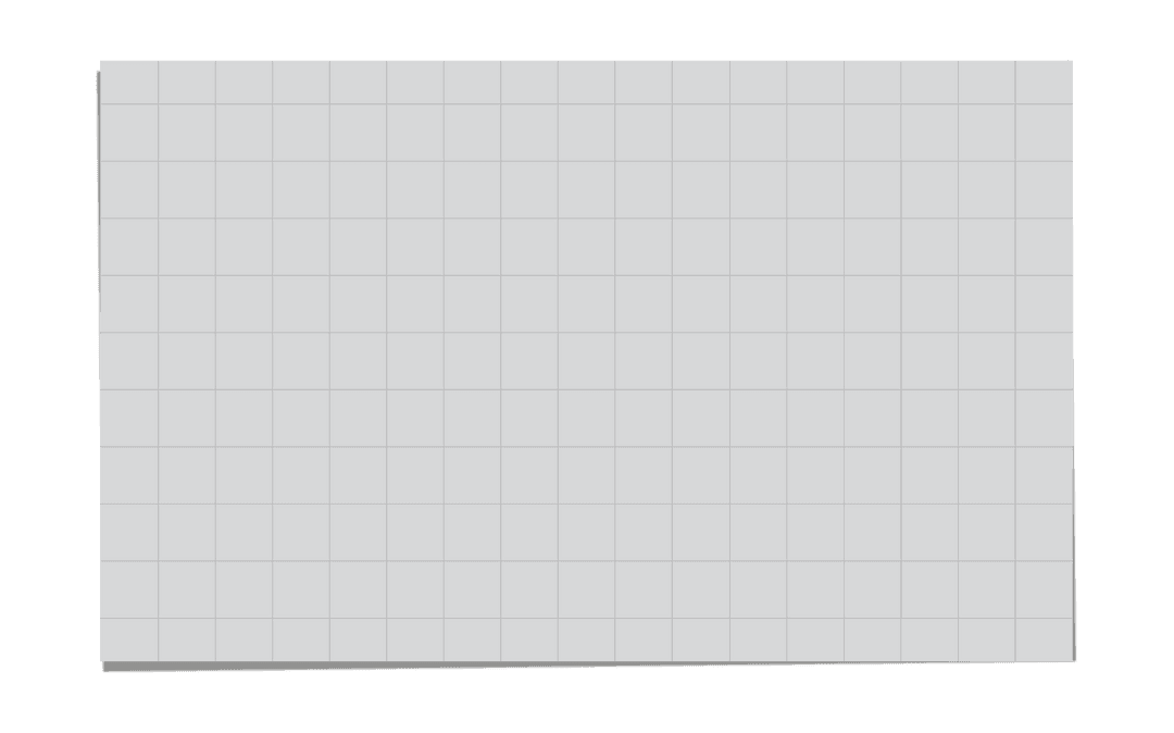 Transparent Graph Paper Sheet Over Gridded Background