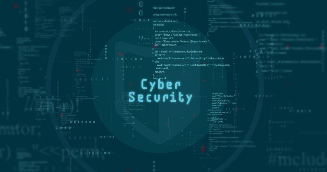 Digital Globe Enveloped by Cybersecurity Code