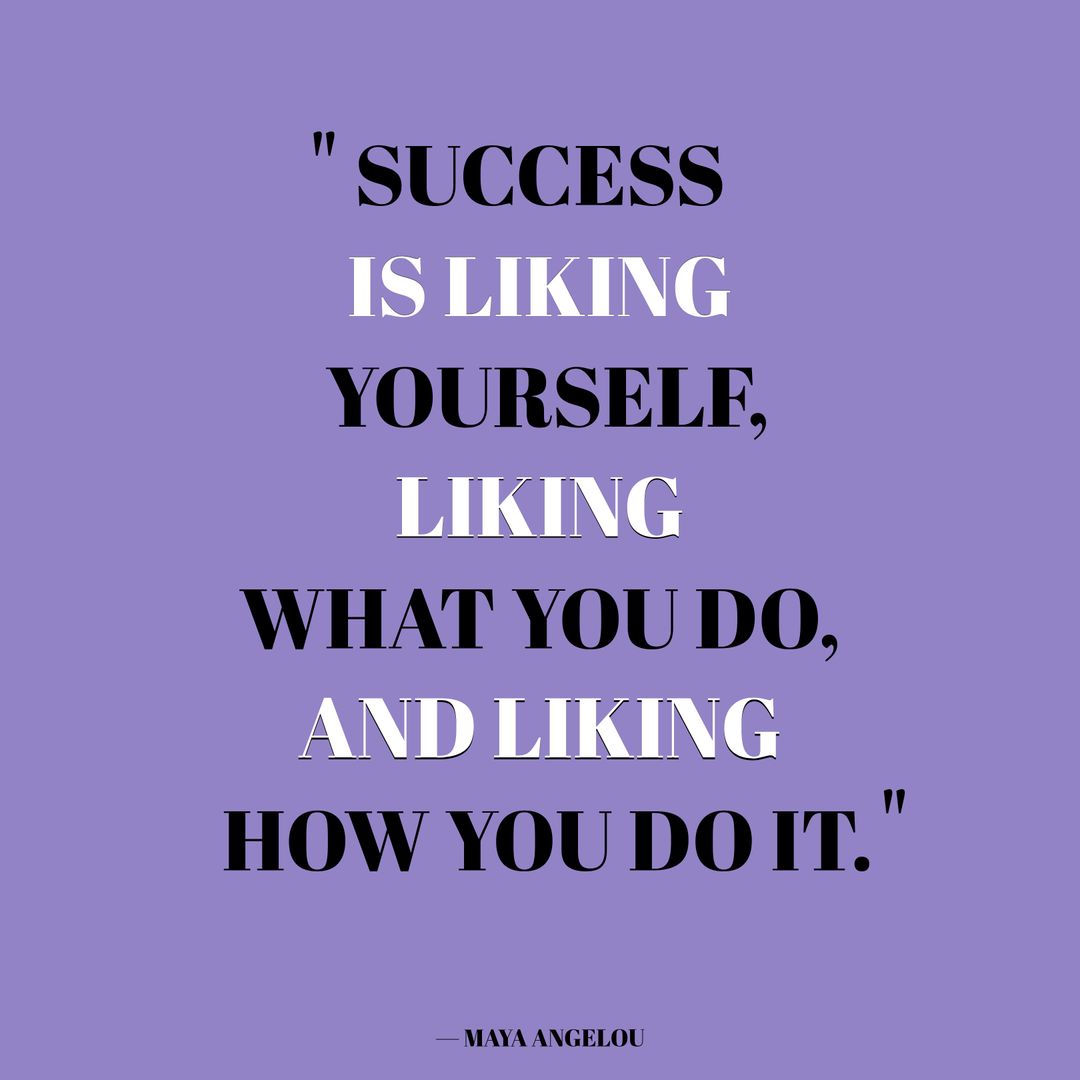 Success Quote with Bold Text for Self-Motivation