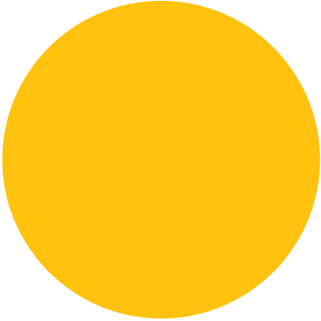 Yellow Dot Illustration on Transparent Background Vector