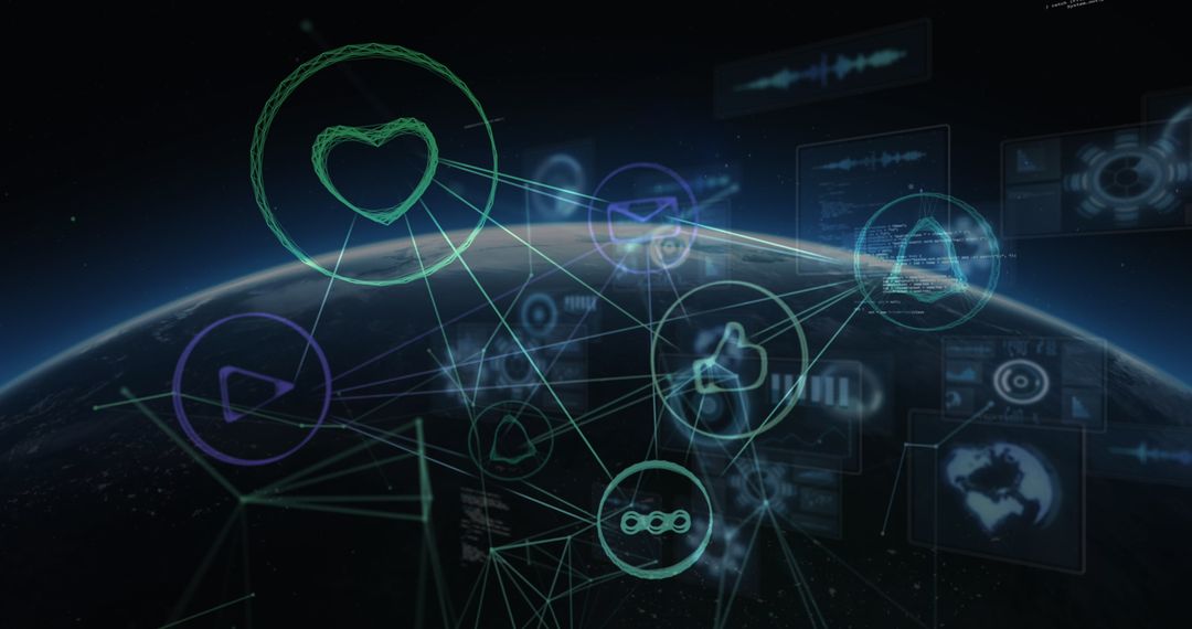 Network Connections with Digital Interfaces Over Globe