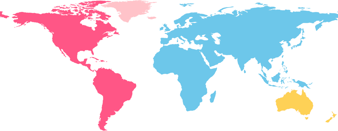 Colorful Transparent World Map Illustration for Geographic Design