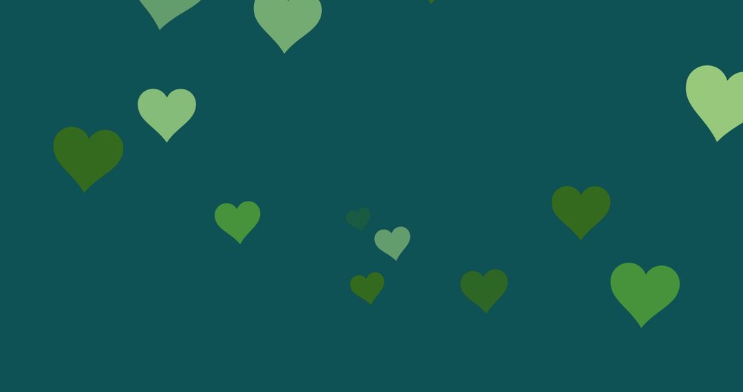 Sustainable Earth Day Celebration with Heart Symbols