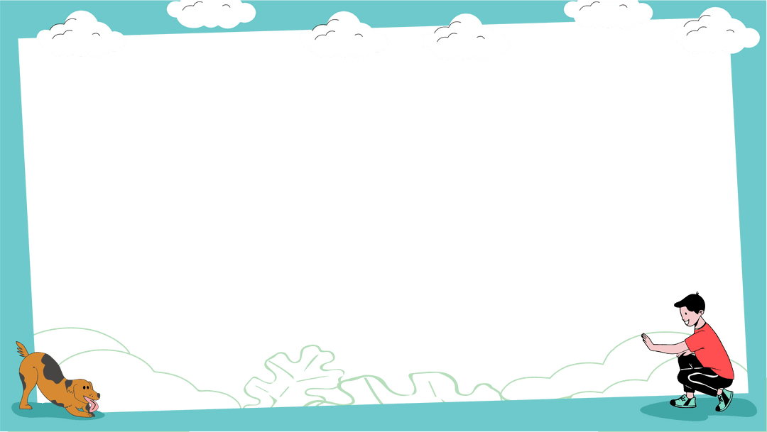 Playful Scene Boy Photographing Dog Transparent Cartoon