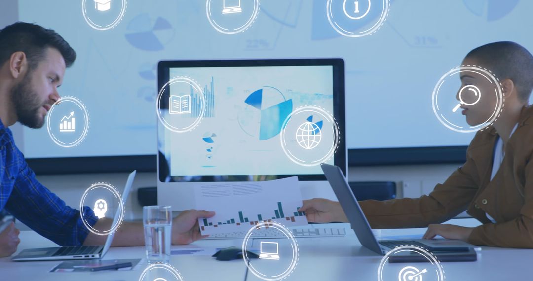 Business Collaboration with Digital Technology Interface