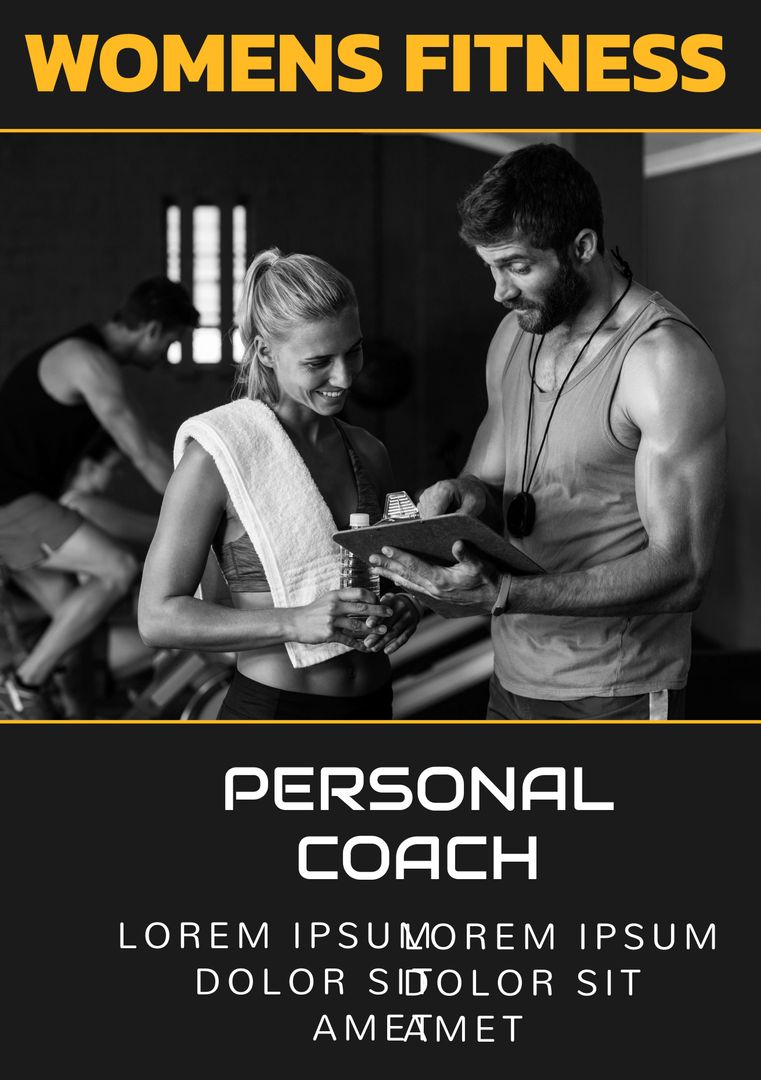 Dynamic Duo in Gym Inspiring Fitness and Training