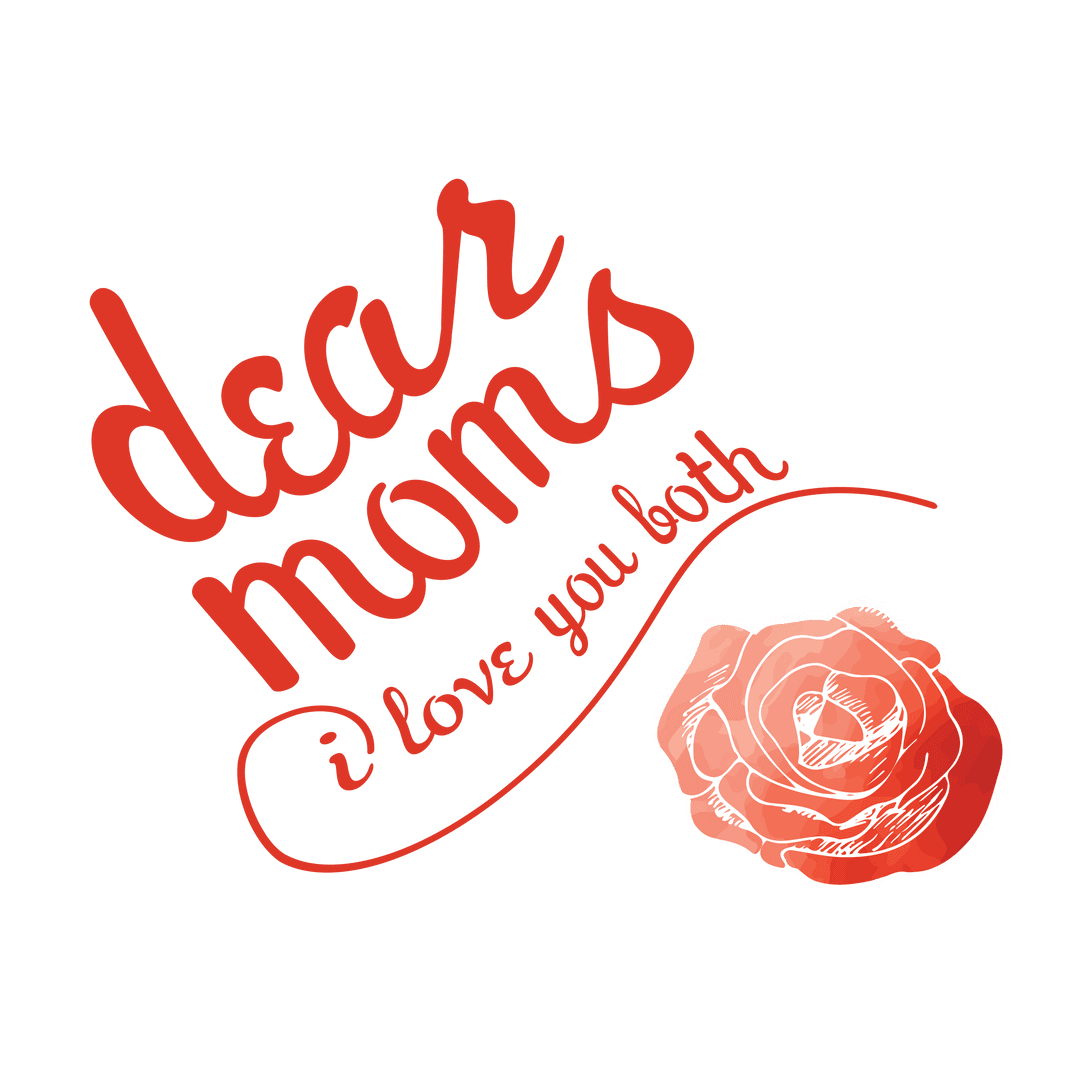 Heartfelt Message for Moms on Transparent Background