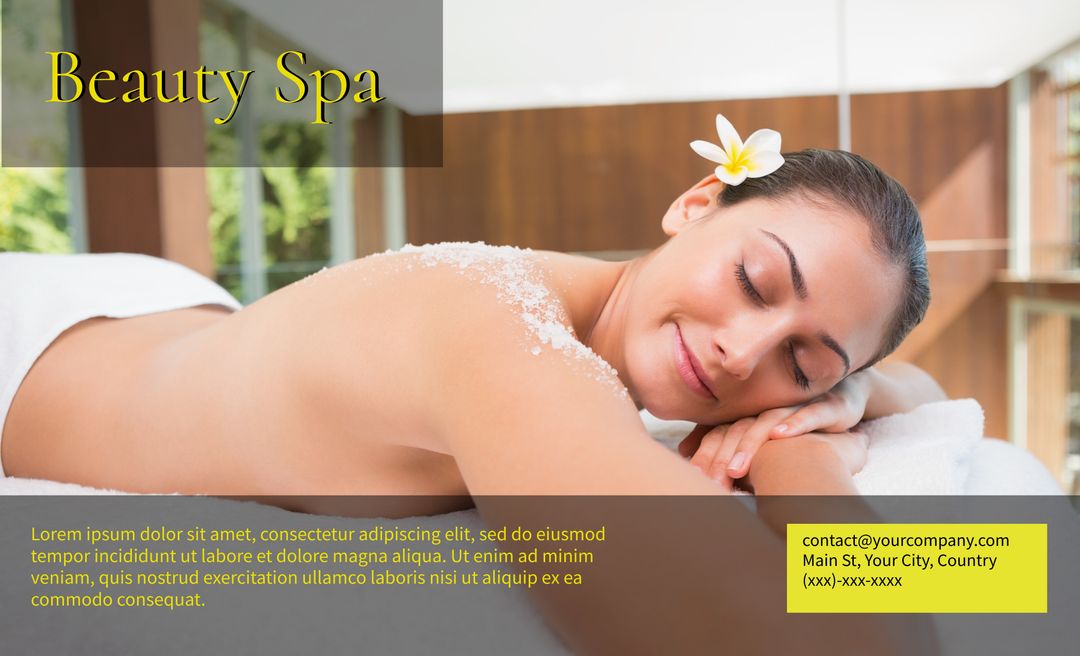 Serene Spa Treatment for Relaxation and Rejuvenation - Download Free Stock Templates Pikwizard.com