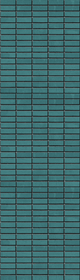 Seamless Green Brick Pattern Tile Design with Transparent Background