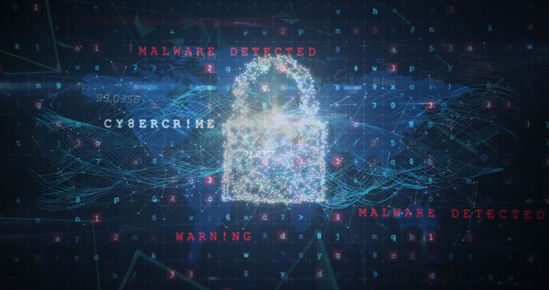 Cybersecurity Data Protection Against Cybercrime Concept