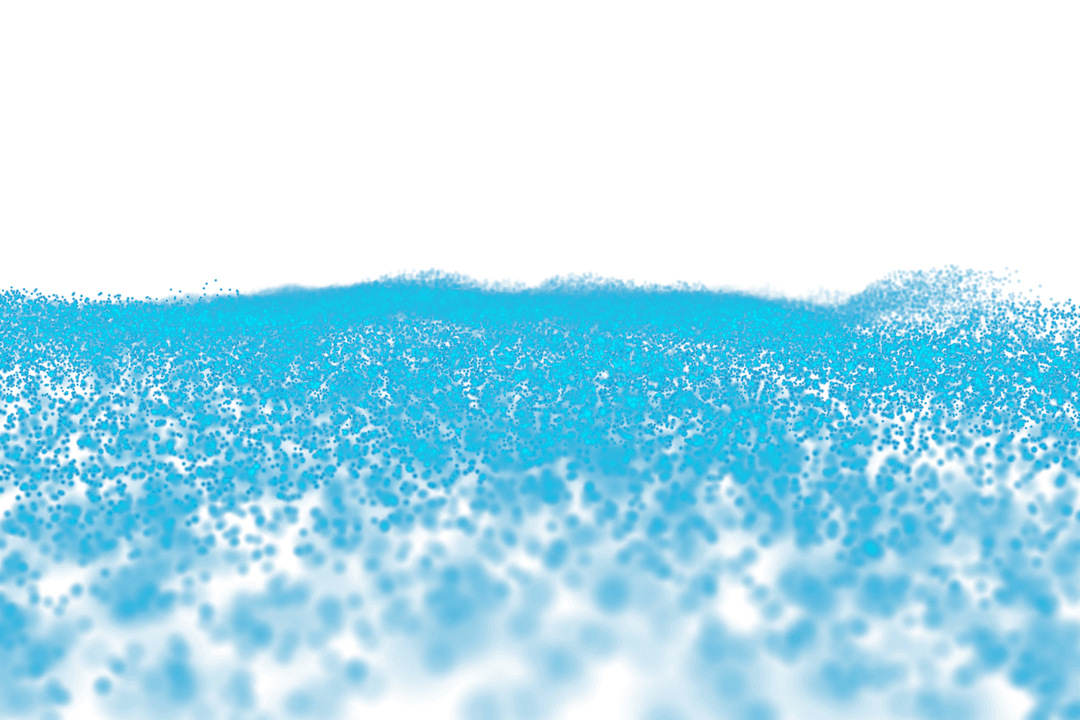 Abstract Blue Spots on Transparent Background