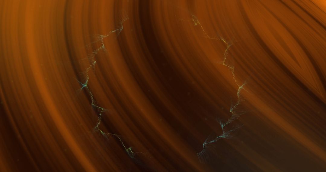 Colorful Light Trails Moving Across Dark Background