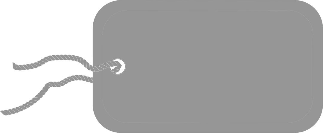 Transparent Grey Label with Copy Space for Versatile Use