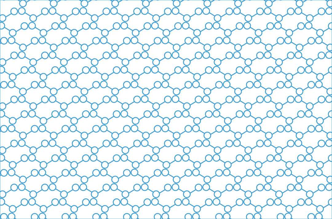 Seamless Geometric Blue Pattern on Transparent Background