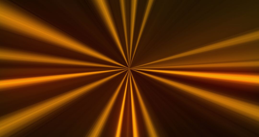 Abstract Orange Light Rays with QR Code