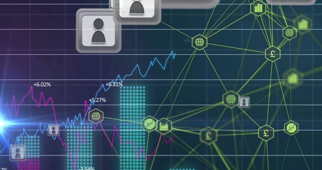 Visuals Exploring Business Analytics and Digital Connectivity
