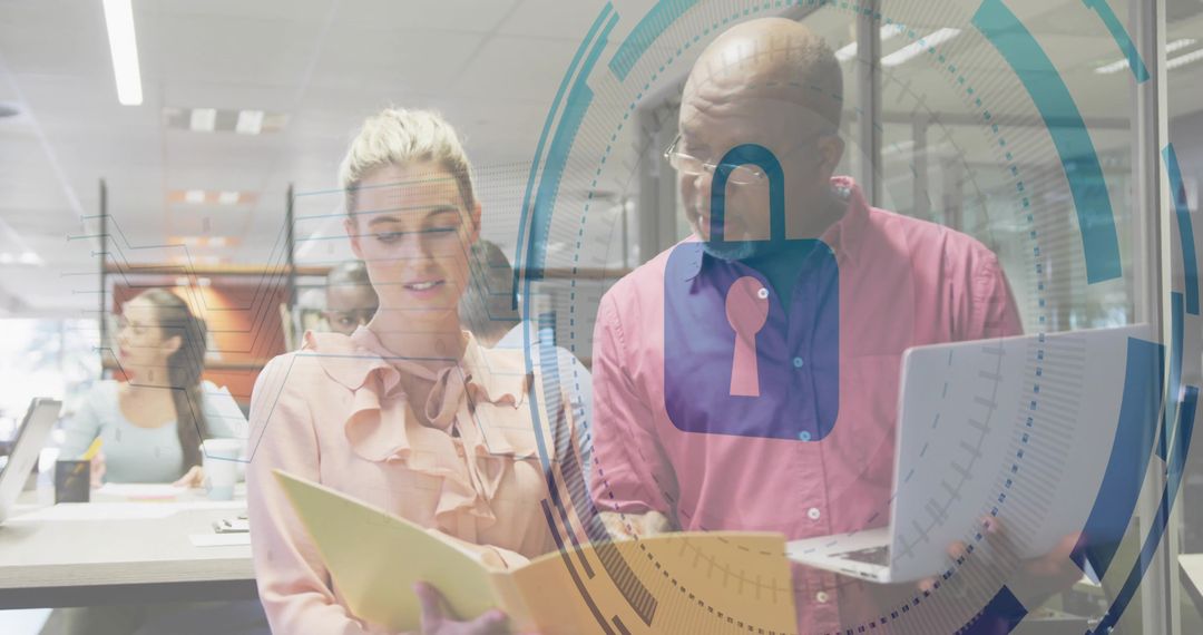 Team Collaboration on Cybersecurity in Modern Office