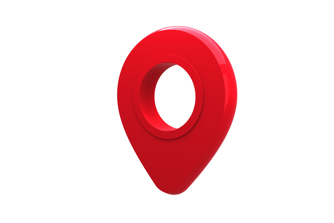 Red Transparent Navigation Marker Glossy Finish