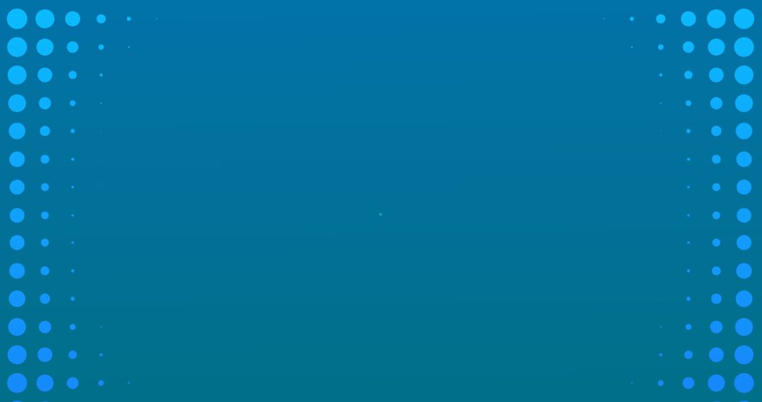 Hypnotic Motion of Blue Circles on Blue Background in Seamless Loop