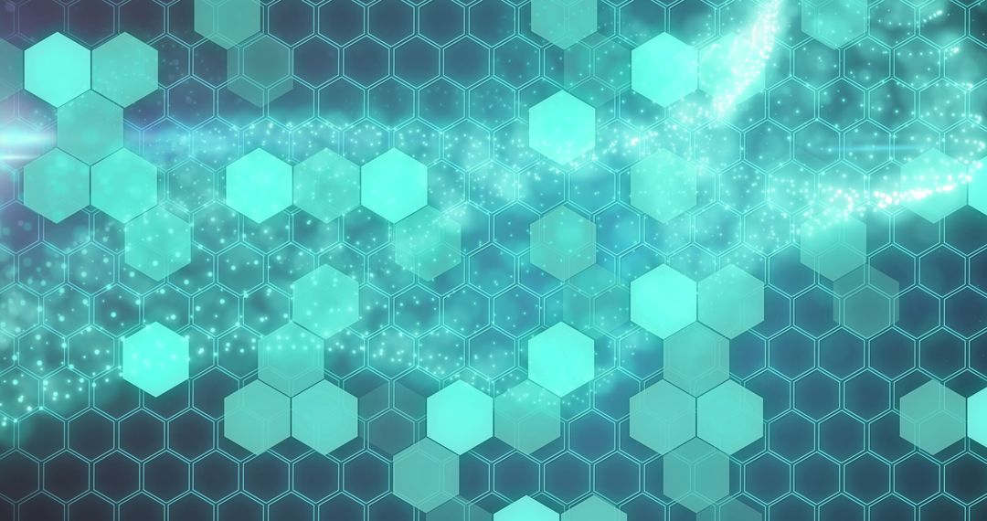 Abstract Futuristic Digital Patterns and Shapes