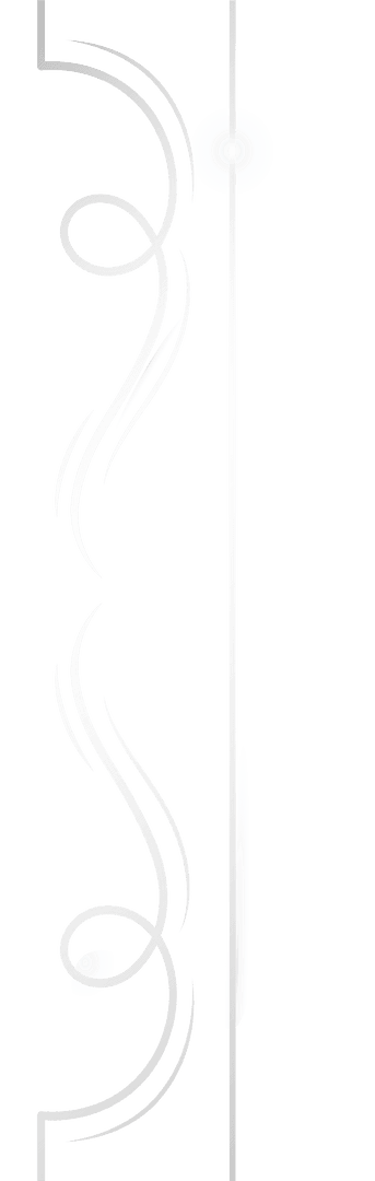 Elegant Transparent Flourish Divider with Curved Swirls and Nodes