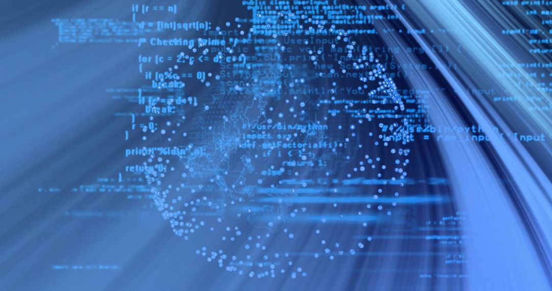 Global data processing concept with digital connections