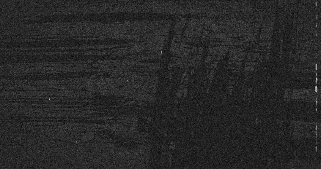 Abstract Grey Brush Strokes on Dark Canvas Texture