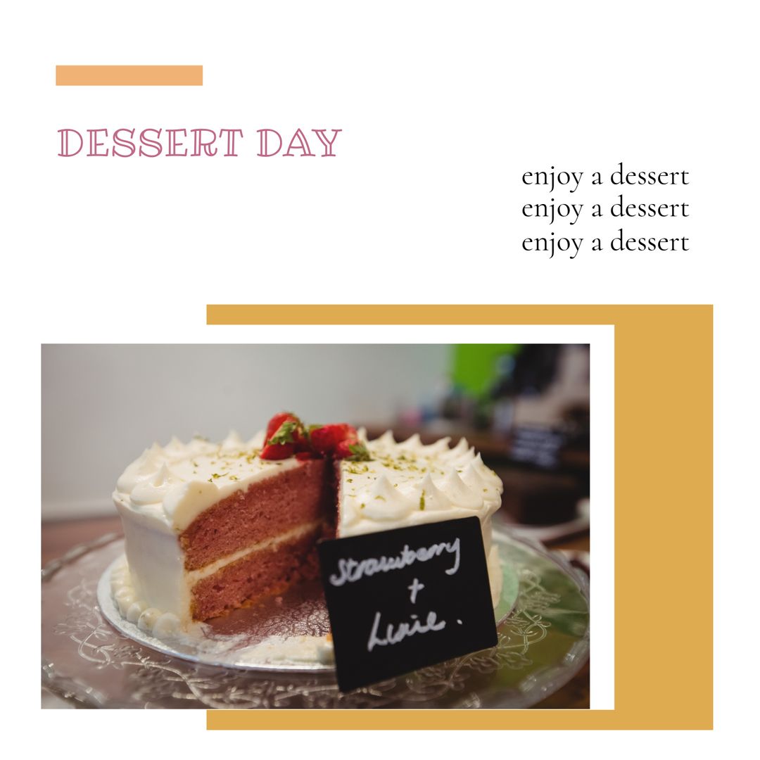 Strawberry Dessert on Display for Dessert Day Celebration