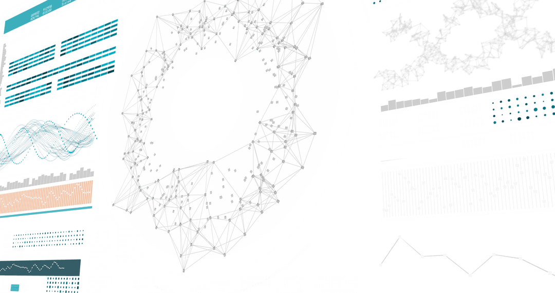 Intricate Transparent Digital Interface Illustration on Sleek backdrop