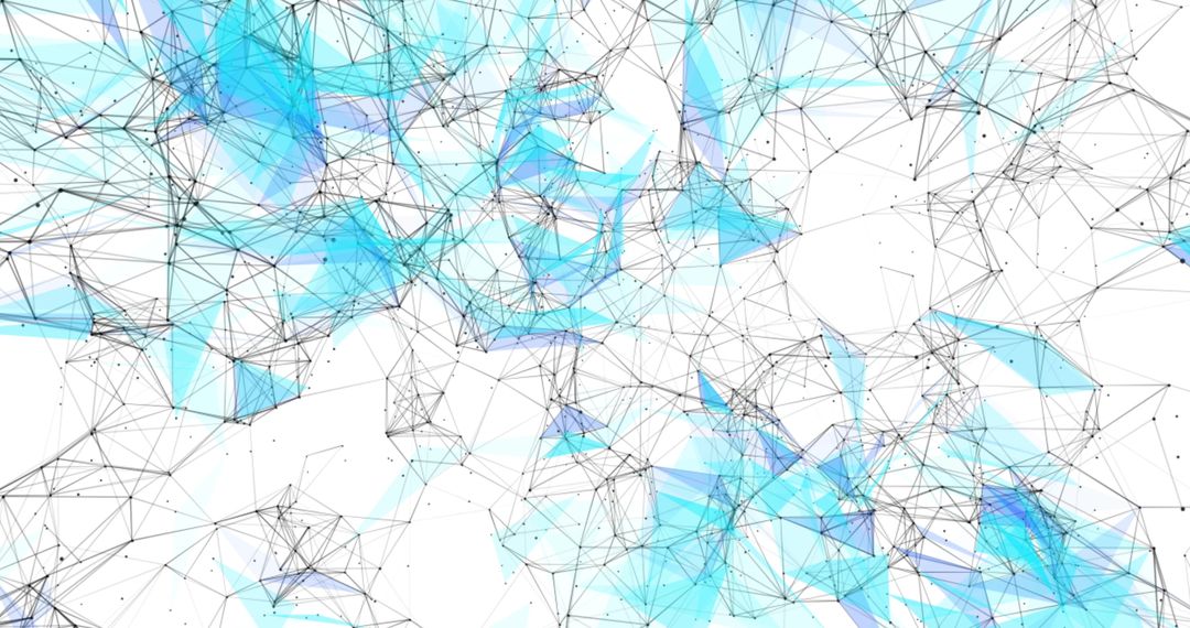 Dynamic 3D Plexus with Blue and Turquoise Connection Lines - Free Images, Stock Photos and Pictures on Pikwizard.com