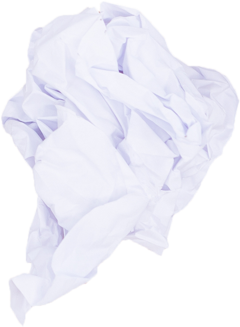 Scrunched Up Paper Ball on Transparent Background Isolated - Download Free Stock Images Pikwizard.com