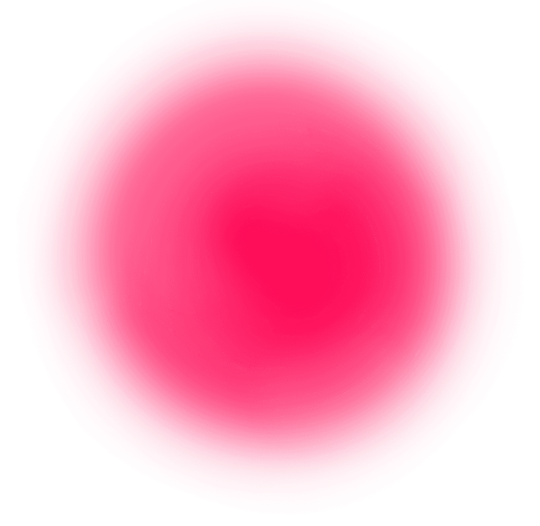 Abstract Pink Circle with Gradient on Transparent Background
